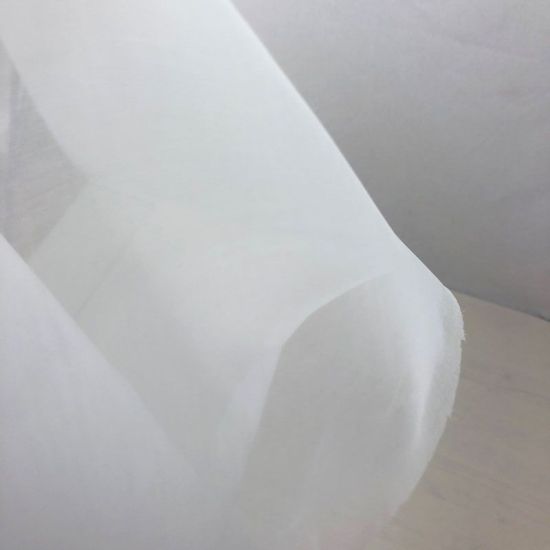Tela Organdí suizo en blanco. Ancho 150 cm - 4