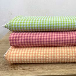 Vichy seersucker bicolor lima 6 mm - Ancho 150 cm - 1 2