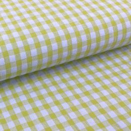 Vichy seersucker bicolor lima 6 mm - Ancho 150 cm - 1