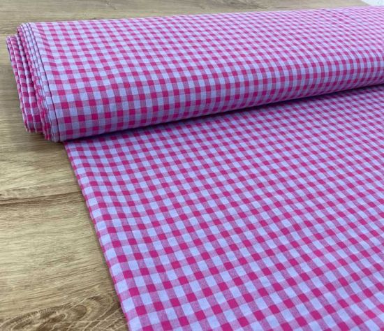 Vichy Seersucker Bicolor Lavanda 6 mm  - Ancho 150 cm - 2