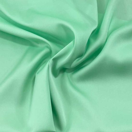 Satén Stretch Verde Menta. Ancho 150 cm - 1