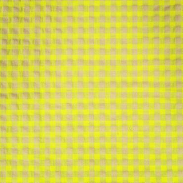 Vichy Seersucker Bicolor Amarillo Fluor 6 mm  - Ancho 150 cm - 3