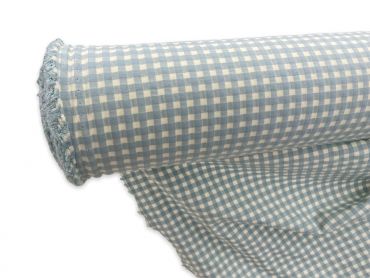 Vichy Seersucker Bicolor Agua 6 mm  - Ancho 150 cm - 3