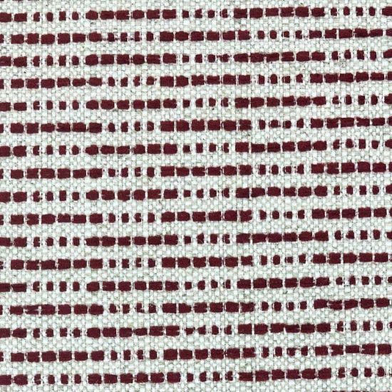 Tapicería Palermo Lino y Chenilla en Granate.  Ancho 280 cm - 1