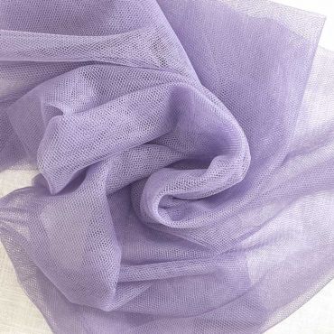 Tul tacto de seda Malva Empolvado. Ancho 150 cm - 1