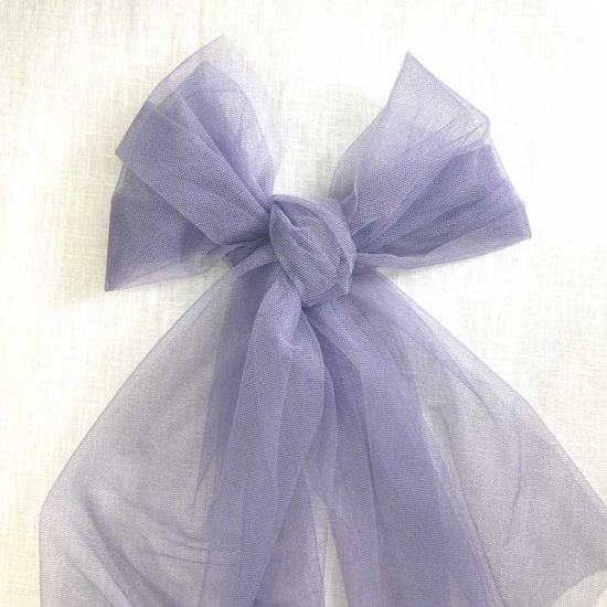 Tul tacto de seda Malva Empolvado. Ancho 150 cm - 3