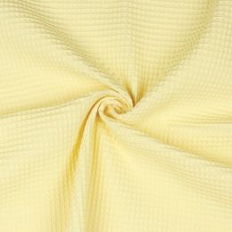 Piqué Waffle Algodón en Amarillo - Ancho 150 cm - 1