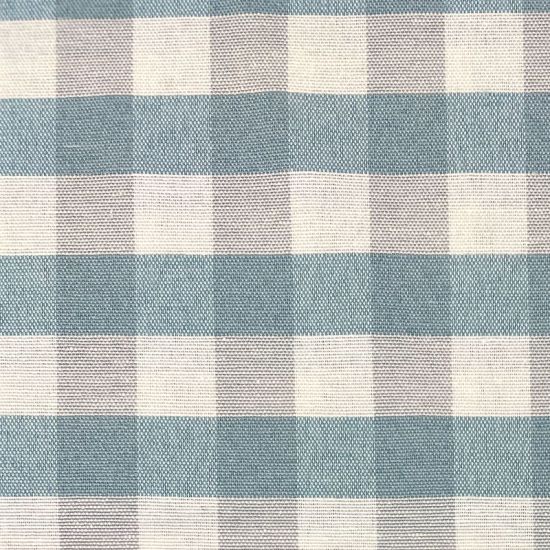 Vichy Mariola Azulado y Gris. Ancho 280 cm - 2