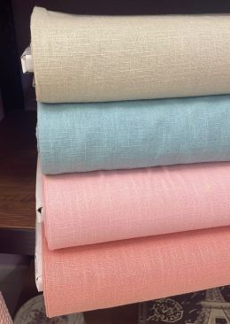 Lino Beige washed con cuerpo. Ancho 140 cm - 1 2