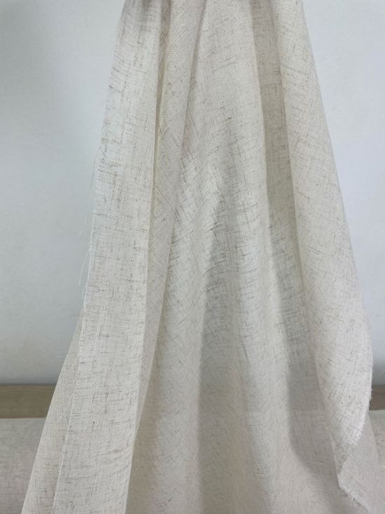 Tela de Visillo Translúcida Rústica - Color Lino- 280 cm de ancho - 4