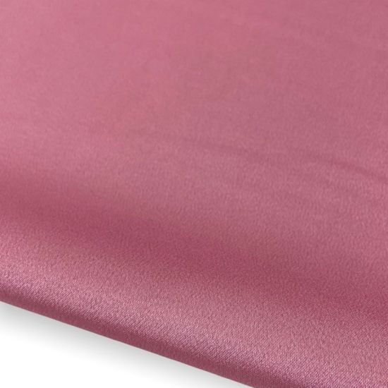 Satén Crepé Strech Doble Color Rosa Oscuro – Colección Milán. Ancho 145 cm - 1