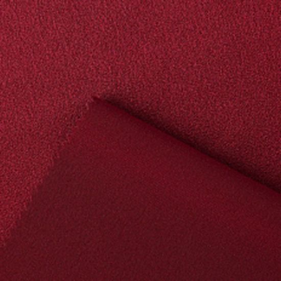 Retal 90 cm Satén Crepé Strech Doble Color Granate - Colección Milán. Ancho 145 cm - 3