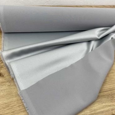 Satén Crepé Strech Doble Color Gris Claro - Colección Milán. Ancho 145 cm - 2