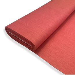 Lino Dark Peach washed con cuerpo. Ancho 140 cm - 1 2