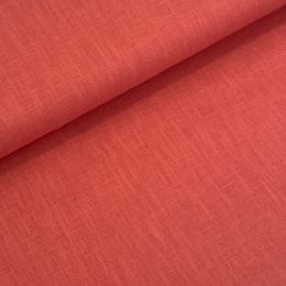Lino Dark Peach washed con cuerpo. Ancho 140 cm - 1