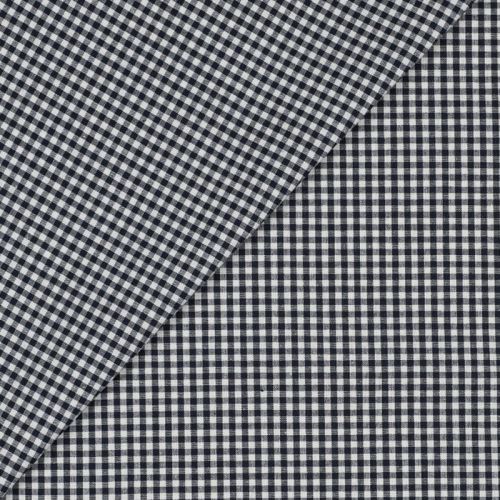 Telas Vichy Classic Negro de Algodón 1