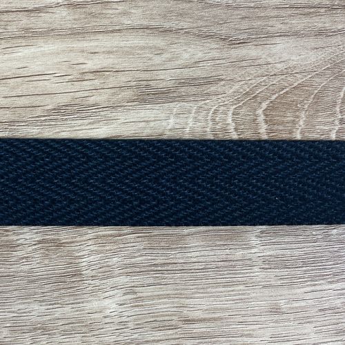 Cinta de Espiga de Algodón Negro 3 cm 1