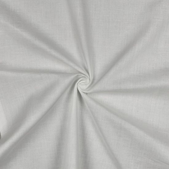Popelín Liso Blanco Óptico 3