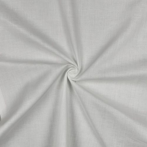 Popelín Liso Blanco Óptico 3