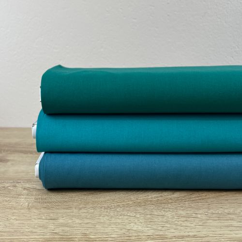 Popelín Liso Teal 1