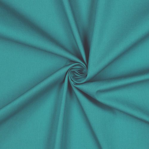 Popelín Liso Azul Petroleo Claro 2