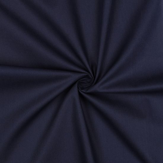 Popelín Liso Azul Navy