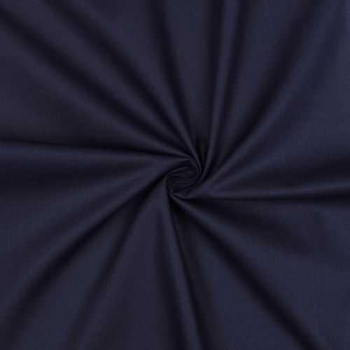 Popelín Liso Azul Navy