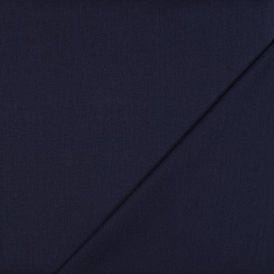 Popelín Liso Azul Navy