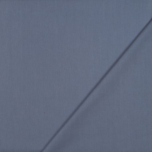 Popelín Liso Denim Oscuro