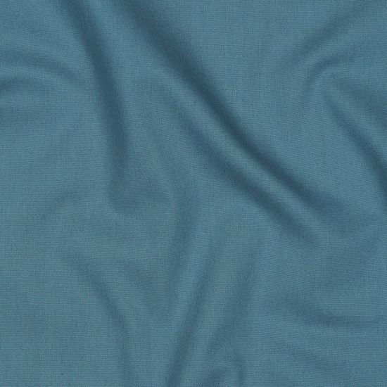 Popelín Liso Azul Medio. 2