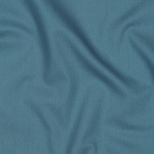 Popelín Liso Azul Medio. 2