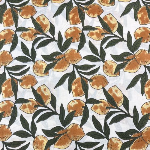 Algodón Blockprint Alma Limones  1