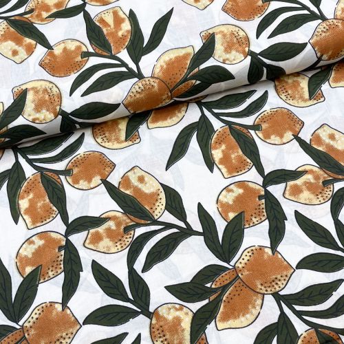 Algodón Blockprint Alma Limones