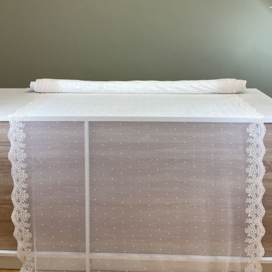 Tul Campillos Cenefas Bordadas Beige 6