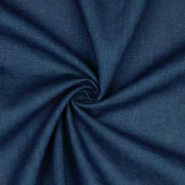 Lino Azul Navy washed con cuerpo