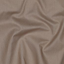 Popelín liso marrón claro algodón 145 cm 2