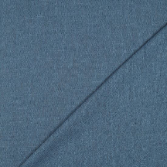 Lino Azul Denim Washed con cuerpo