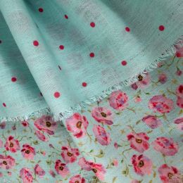 Semilino Verde Menta Topo Fucsia 2