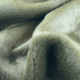 Pelo Abrigo Sintético Verde Oliva