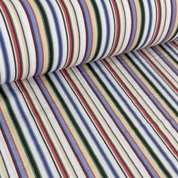 Raya seersucker Capri multicolor Verde