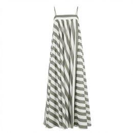 Viscosa Rayas 3 cm Verde Oliva 2