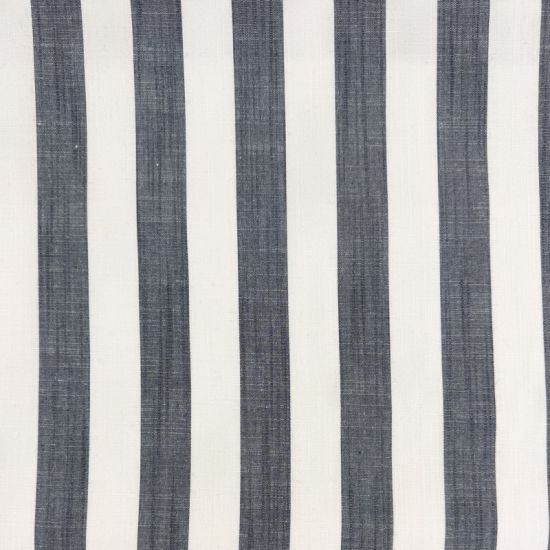 Viscosa Rayas 3 cm Navy. Ancho 145 cm
