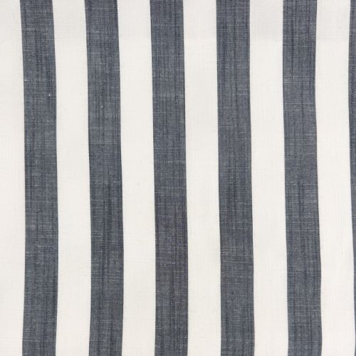 Viscosa Rayas 3 cm Navy. Ancho 145 cm