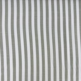 Viscosa Rayas 1 cm Verde Oliva.