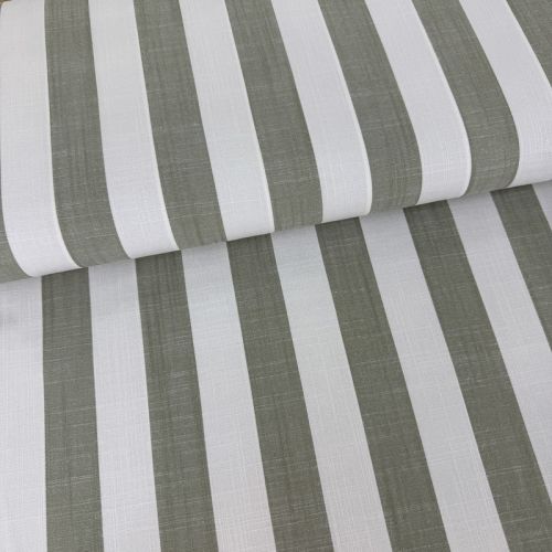 Viscosa Rayas 3 cm Verde Oliva 4