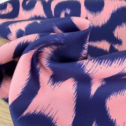 Seda estampado abstracto