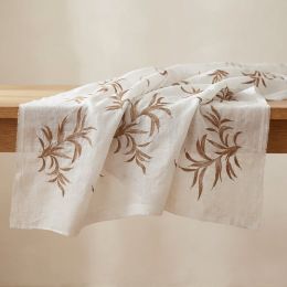 Batista Bordada Ramas Beige