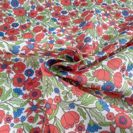 Voile Amapolas | Algodón Floral Estilo Liberty