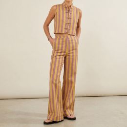 Raya Daniela bicolor Rosa y Mostaza 2