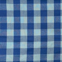 Vichy Algodón Rústico Azul 3 cm